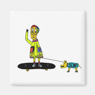 animal skateboards magnet