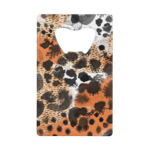 Animal skin: creative leopard pattern.