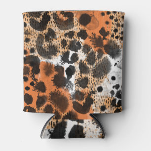 Animal skin: creative leopard pattern. can cooler