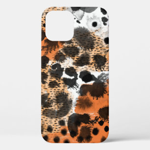 Animal skin: creative leopard pattern. iPhone 12 case