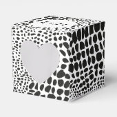 Animal Skin in Black and White Favour Box (Front Side)