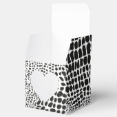 Animal Skin in Black and White Favour Box (Opened)