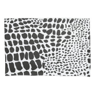 Animal Skin in Black & White Pillowcase