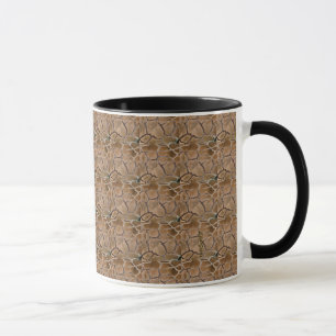 Animal Skin Pattern Brown Neutral Colours Mug