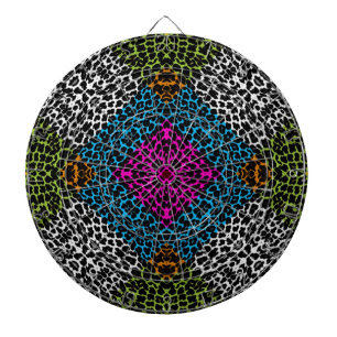 Animal skin seamless pattern 2 dartboard
