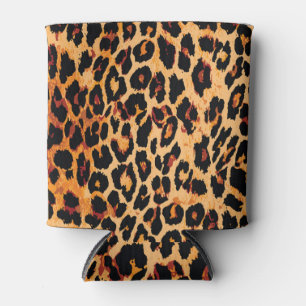 Animal Skin: Vintage Fabric Design Can Cooler