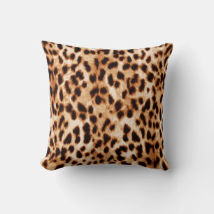 Animal Skin: Watercolor Spotted Pattern. Cushion