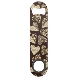 Animal skin with hearts