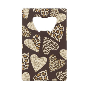 Animal skin with hearts