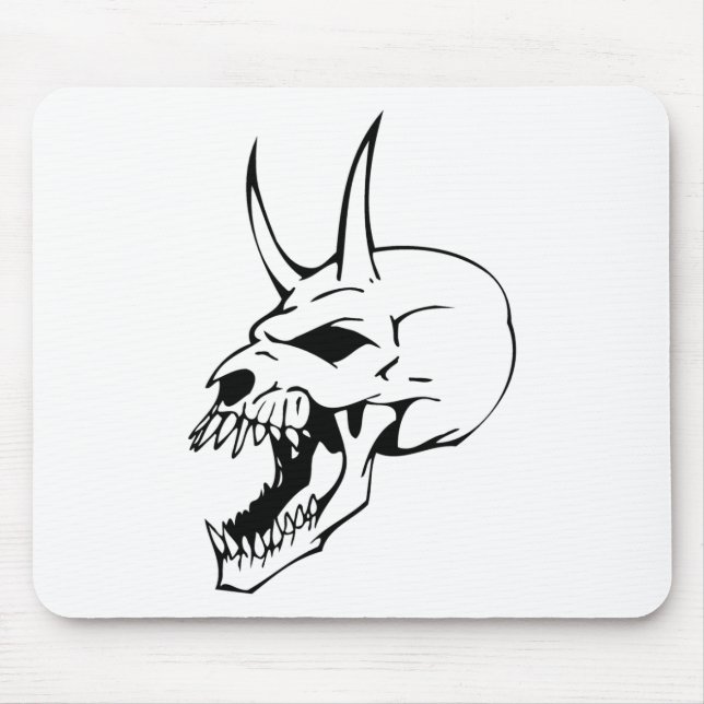 Animal Skull Mouse Pad (Front)