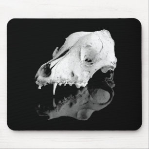 Animal skull mouse pad