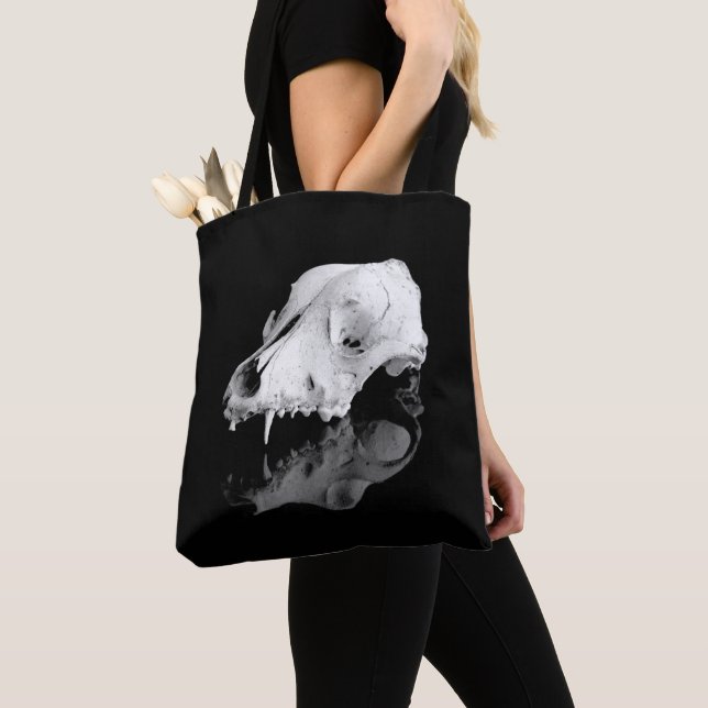 Animal skull tote bag (Close Up)