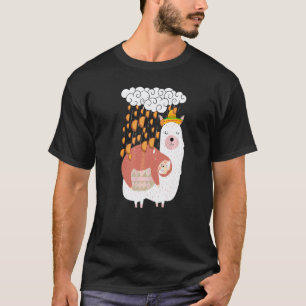 Animal Sloth Riding Llama Raining Taco Cinco De Ma T-Shirt