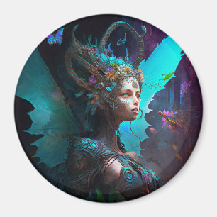 Animal Spirit Mystical Fantasy Art Magnet