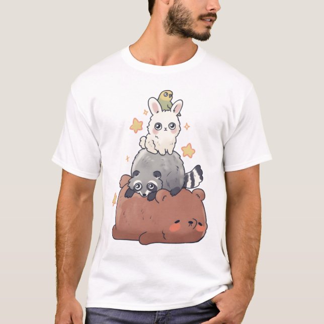 Animal stack Magic T-Shirt (Front)