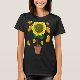 Animal Sunshine Sunflower Insect Entomology Butt T-Shirt