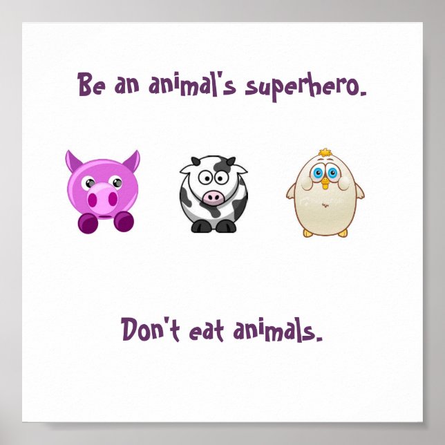 Animal Superhero Poster (Front)