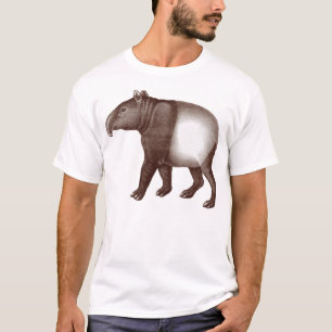Animal T-Shirt - Asian or Malaysian Tapir