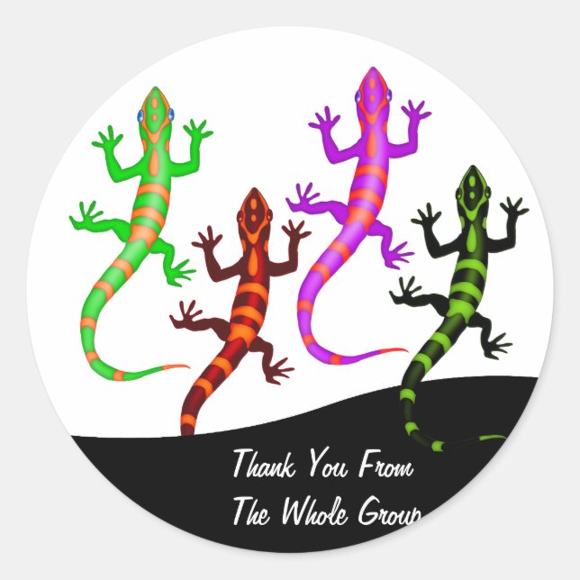 Animal Thank You Stickers (Front)