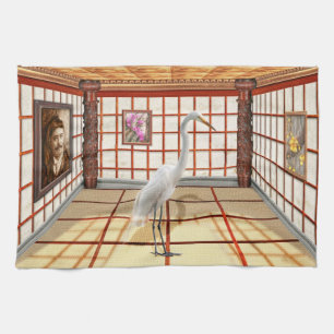 Animal - The Egret Tea Towel