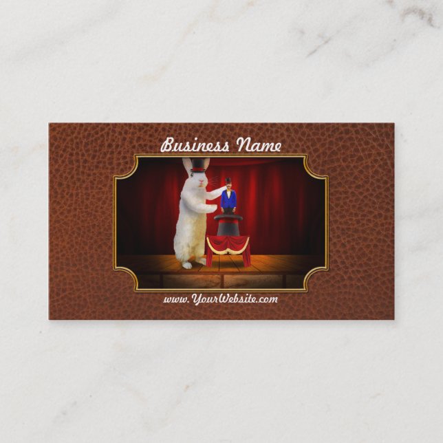 Animal - The magic rabbit Business Card (Front)