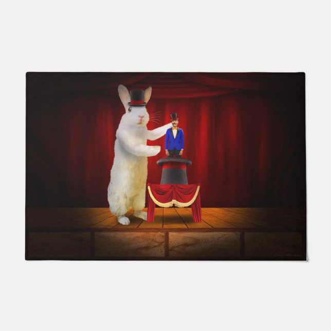 Animal - The magic rabbit Doormat (Front)