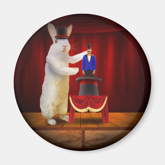 Animal - The magic rabbit Magnet (Front)