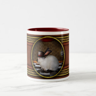 Animal - The Rabbit - Reverse version Two-Tone Coffee Mug