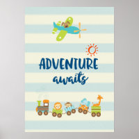 Animal Toy Train and Aeroplane Adventure Awaits