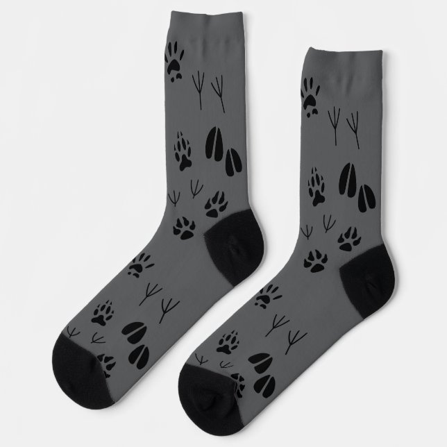 Animal  Track Socks (Left)