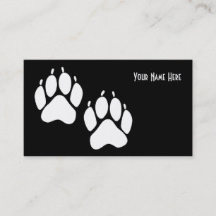 Animal Tracks Business Card