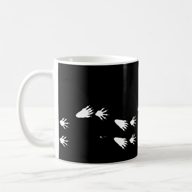 Animal Tracks Coffee Mug (Left)