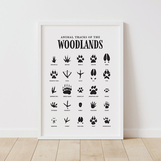 Animal Tracks Woodland Nursery Decor (Creator Uploaded)