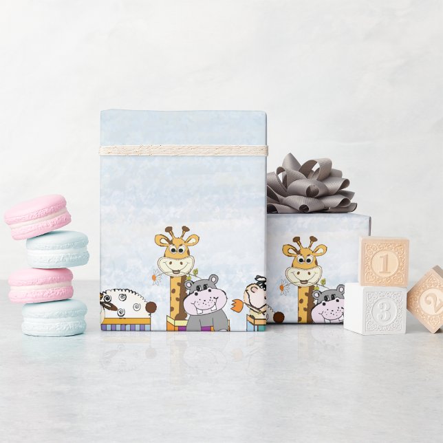 Animal Train Wrapping Paper (Creator Uploaded)