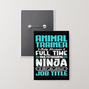 Animal Trainer Job Title Profession Funny Training
