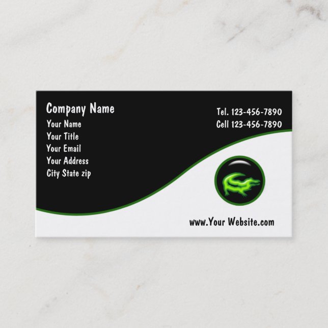 Animal Trapper Business Cards_1 Card (Front)