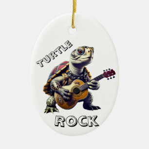 Animal Turtle Cartoon Caricature Ceramic Ornament