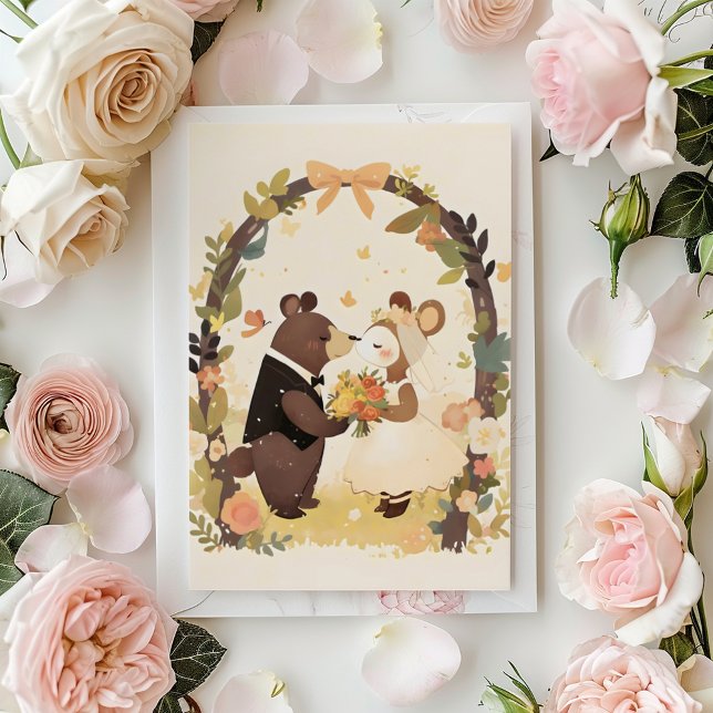 Animal Wedding Cute Nature Invitation (Creator Uploaded)