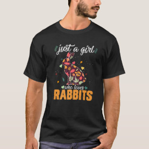 Animal Wild Forest Just Girl Who Loves Rabbits Aut T-Shirt
