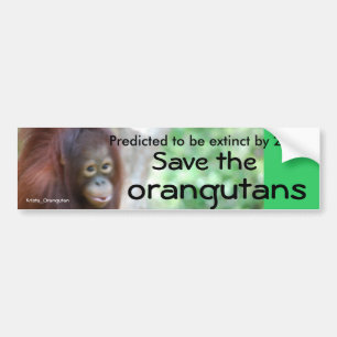 Animal Wildlife Conservation Bumper Sticker