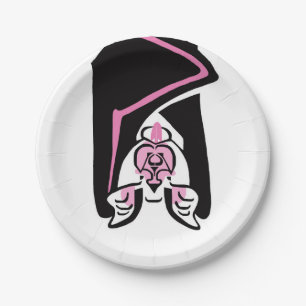 Animal - Wildlife - Cool Black BAT- Party Paper Plate