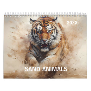 Animal Wildlife Safari Woodland art Calendar