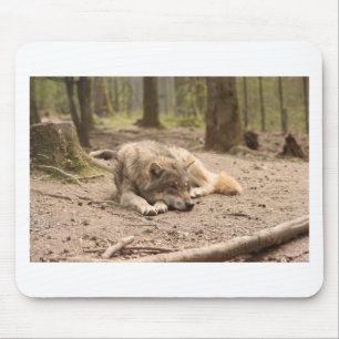 Animal Wolf Peace Love Wild Country Nature Mouse Pad