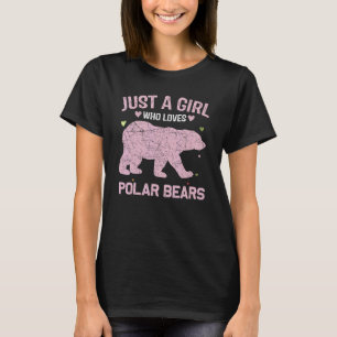 Animal   Women Just A Girl Who Loves Polar Bears T-Shirt