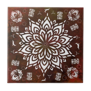 Animal World - Wildlife - Brown Ceramic Tile