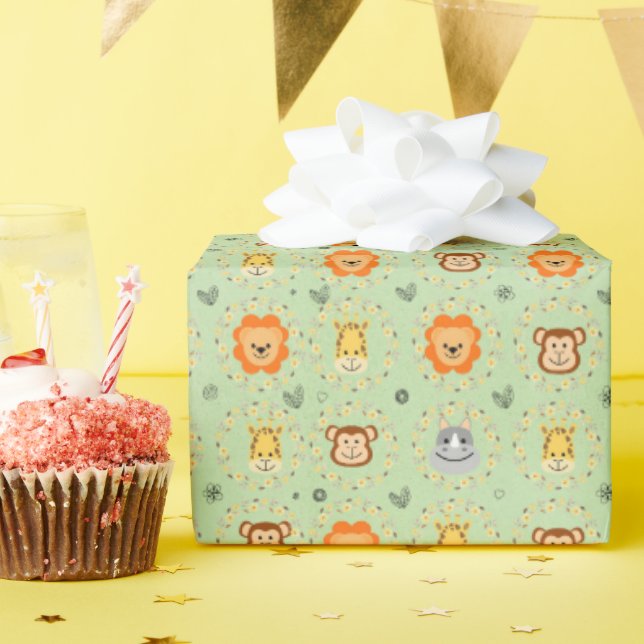 Animal Wrapping paper (Birthday Party)