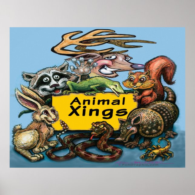 Animal Xings Poster (Front)