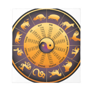 Animal Yin Yang Notepad