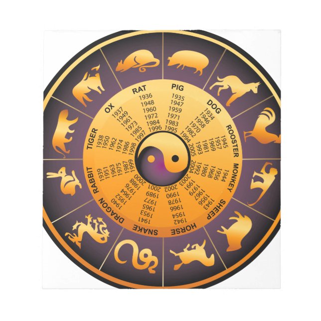 Animal Yin Yang Notepad (Front)