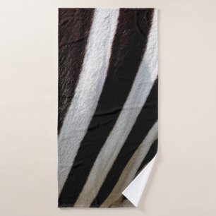 Animal zebra stripes mammal equine bath towel